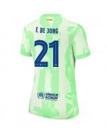 Barcelona Frenkie de Jong #21 Alternativní Dres pro Dámské 2024-25 Krátký Rukáv